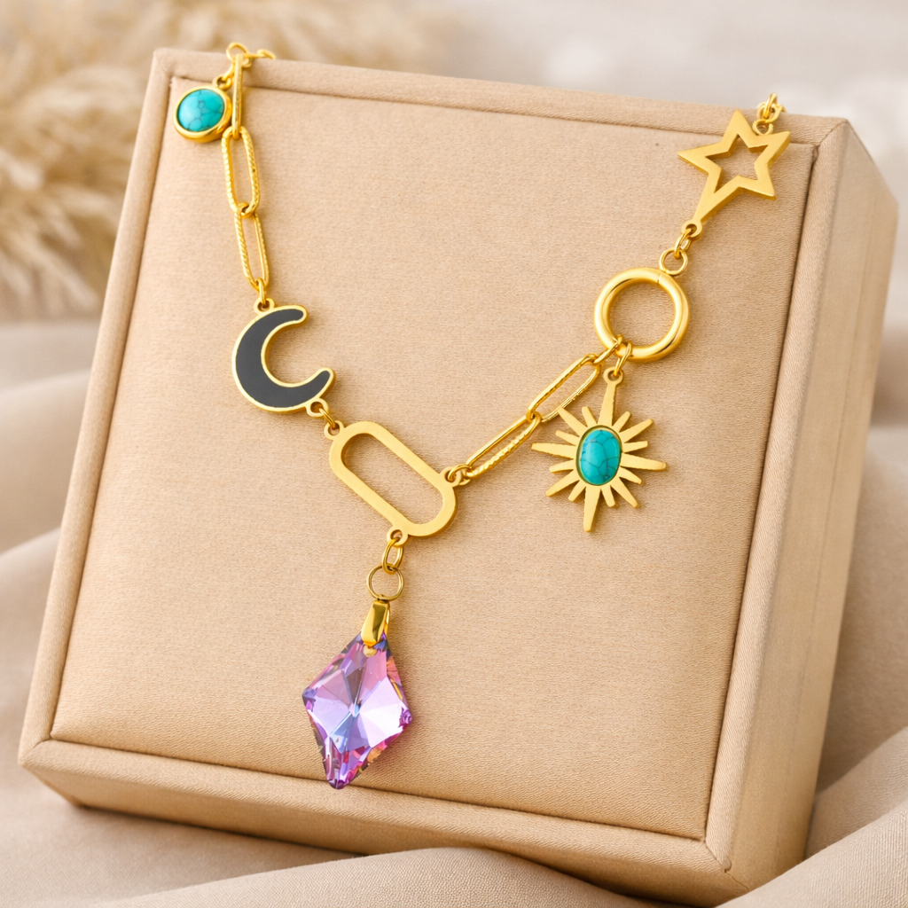 Gem Star Pendants Necklace
