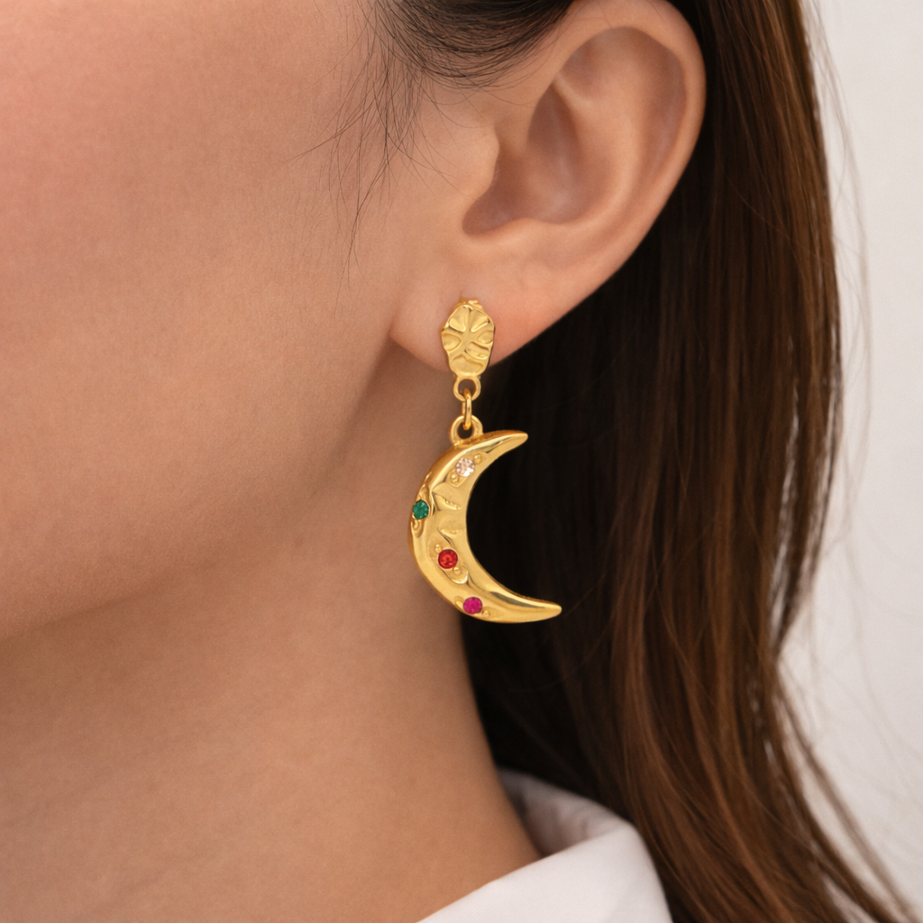 Shinning Moon Earrings