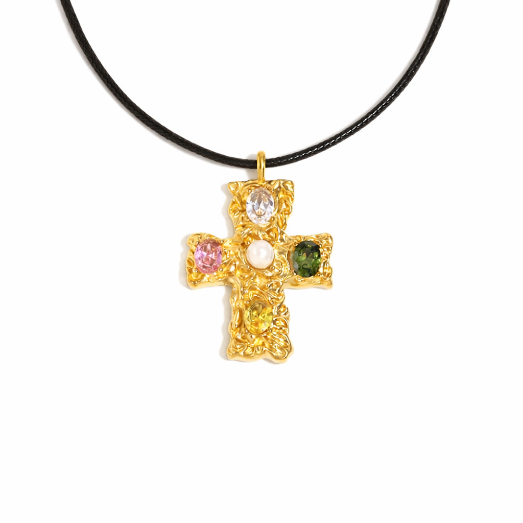 Cross Rope Necklace