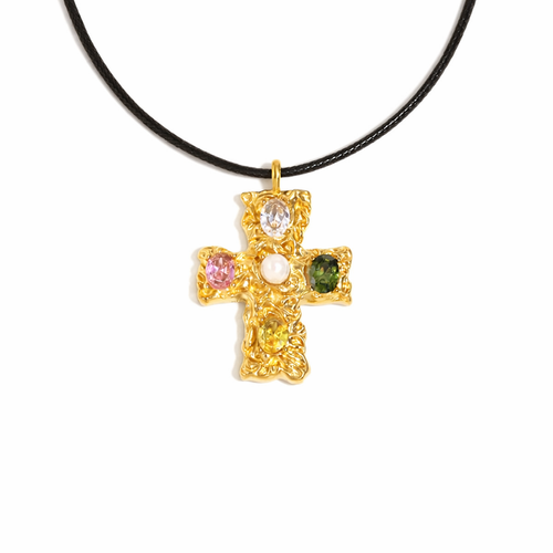 Cross Rope Necklace