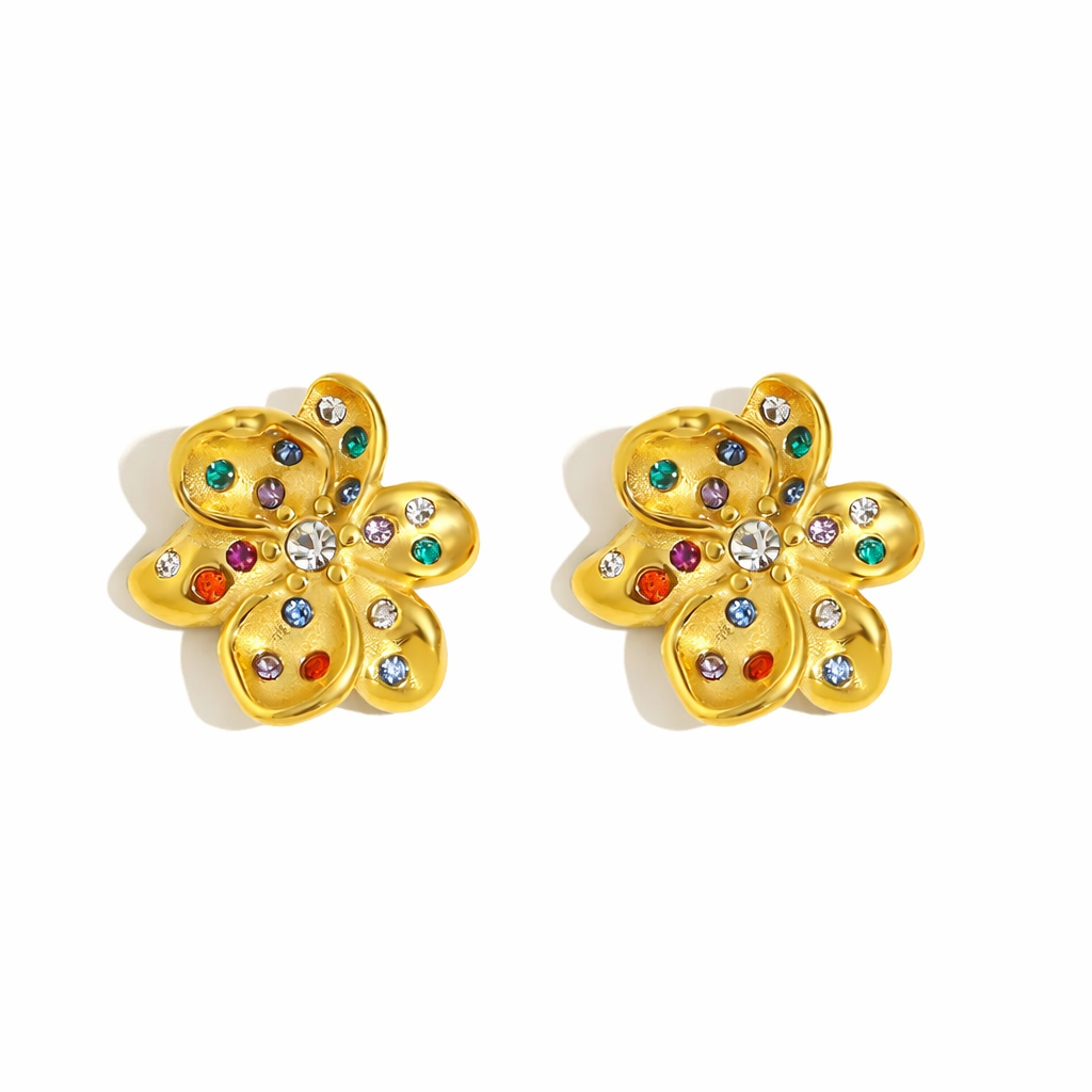 Stars Flower Earrings