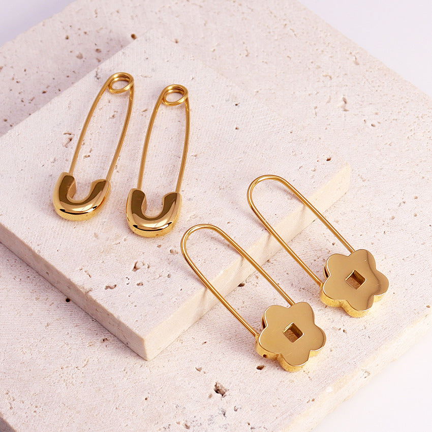 Safety Pin Earrings