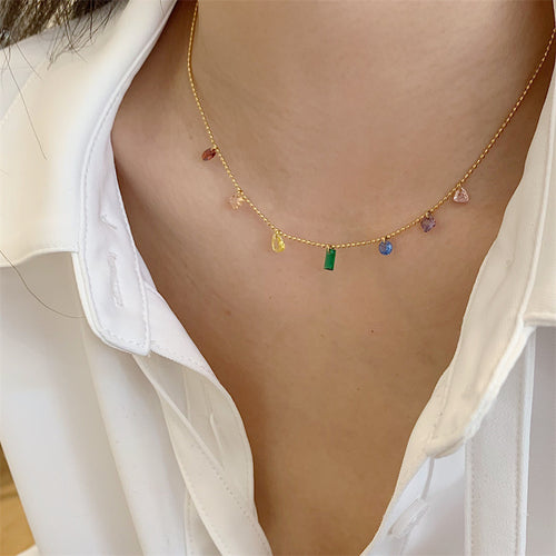 Colorfull Gems Necklace