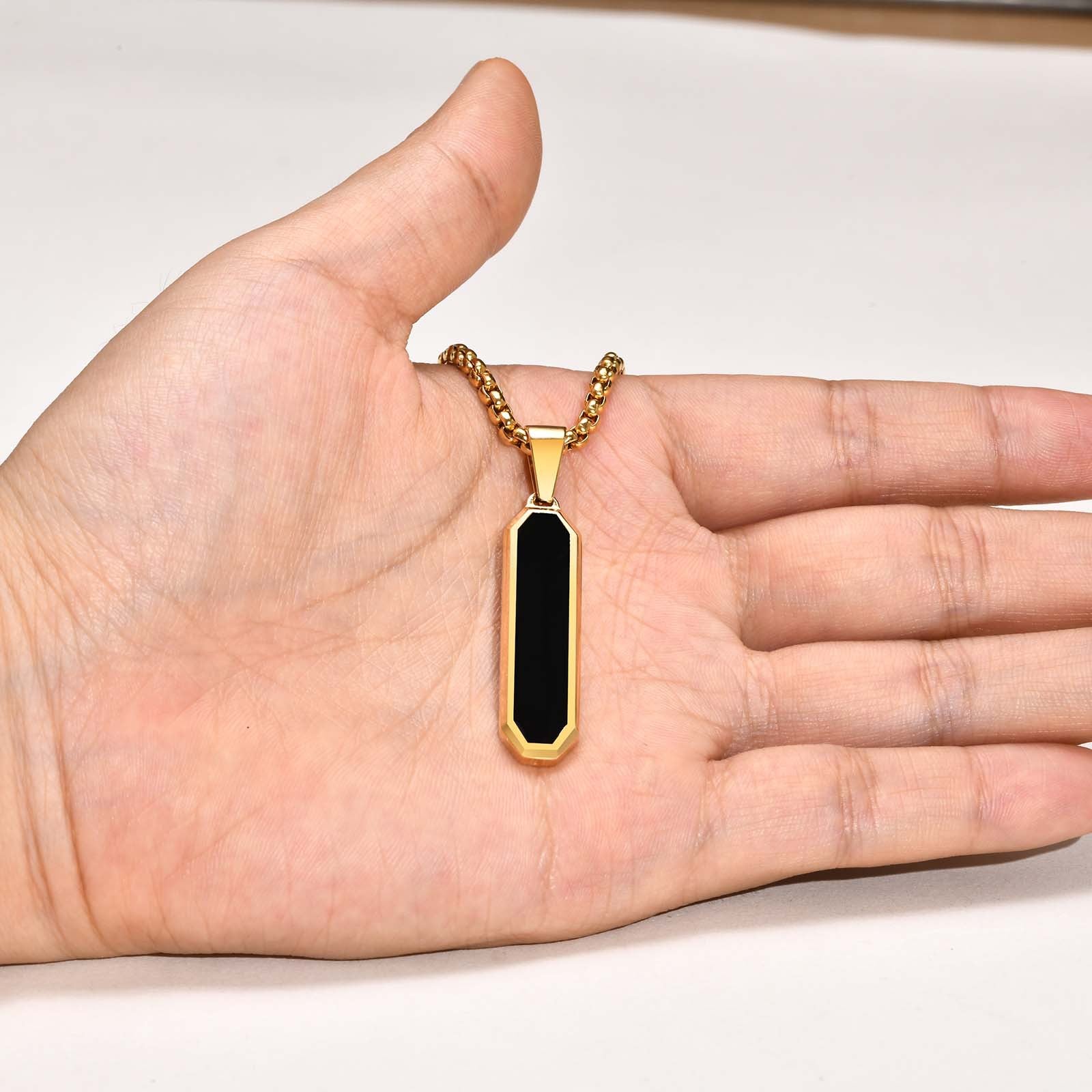 Simple Black Pendant