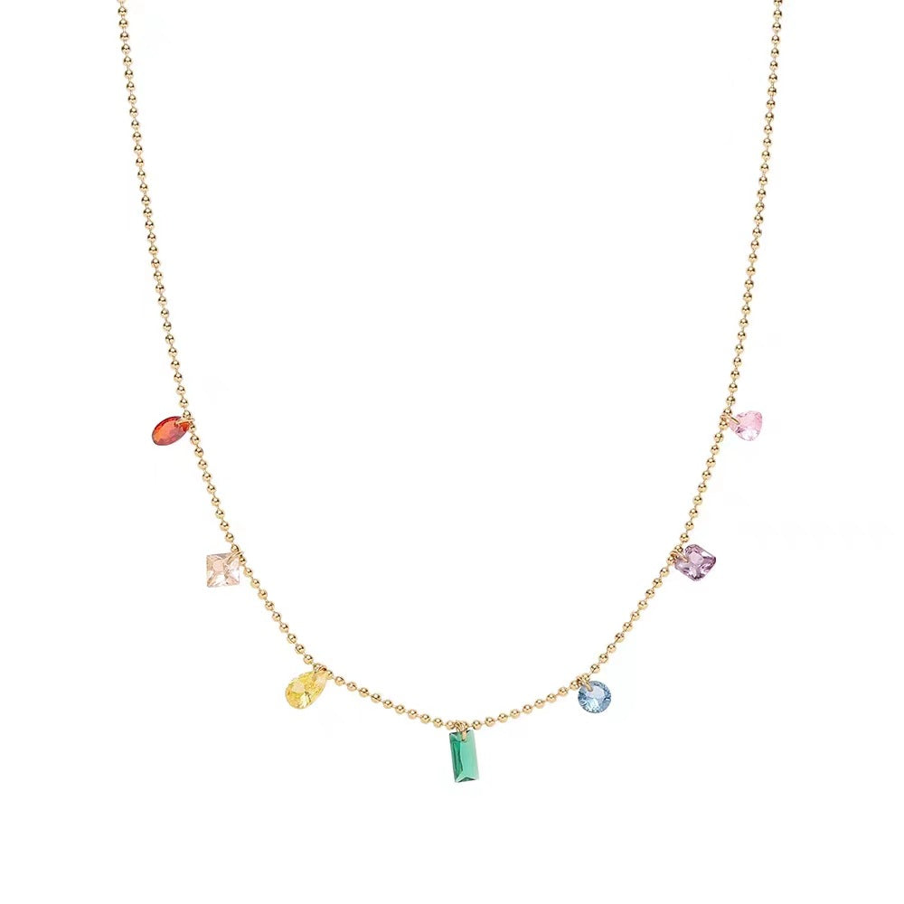 Colorfull Gems Necklace