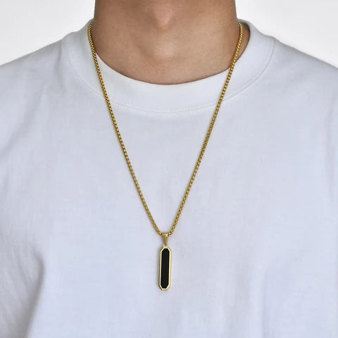 Simple Black Pendant