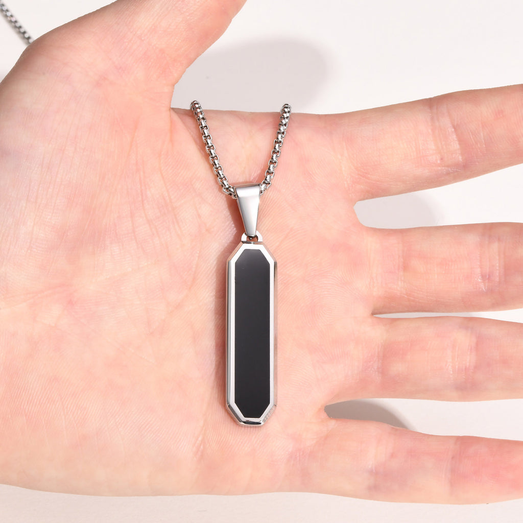 Simple Black Pendant