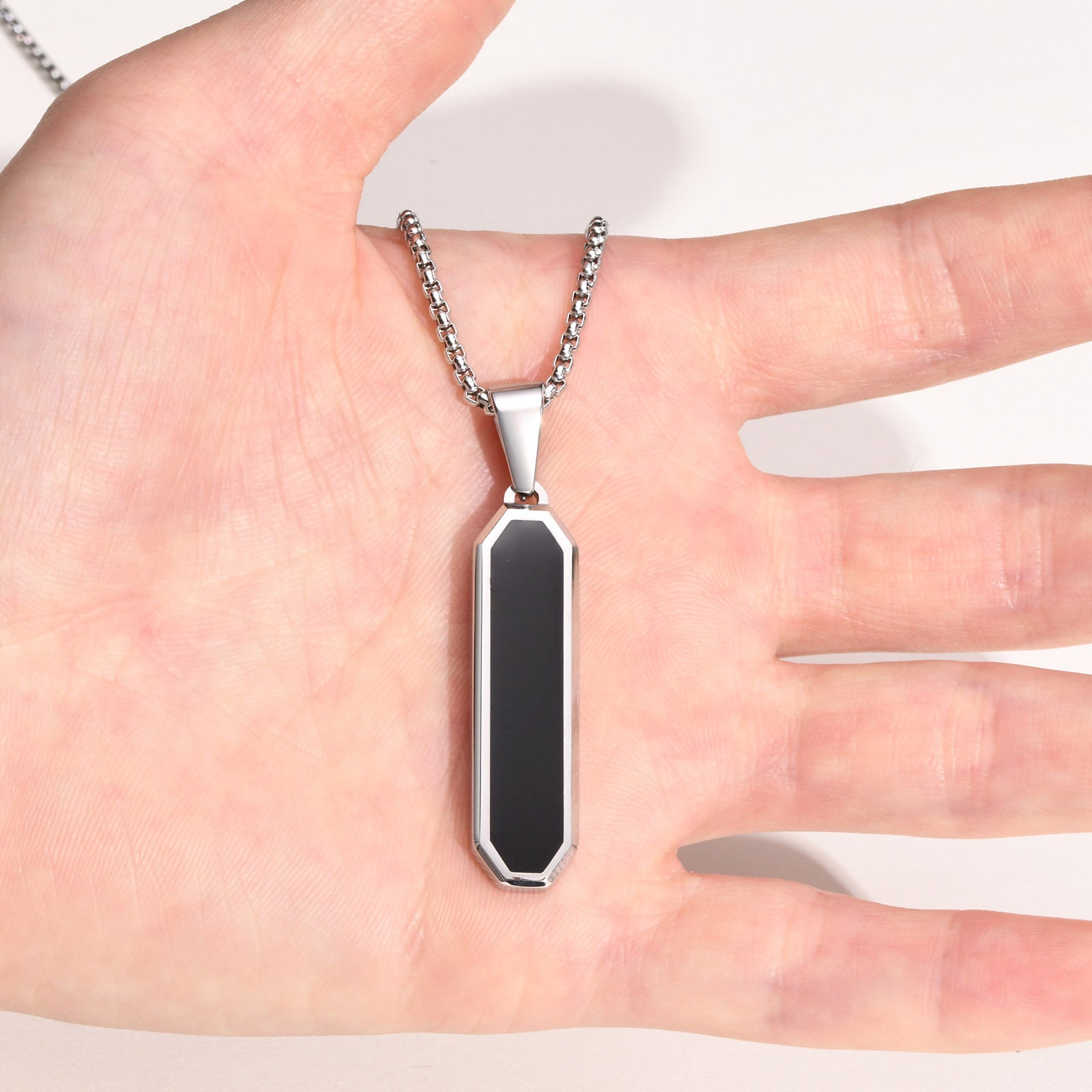 Simple Black Pendant