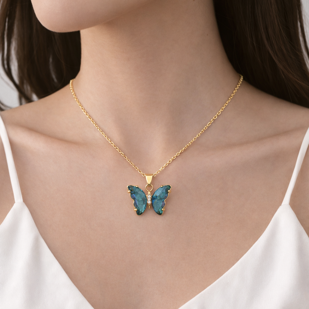 Pretty Butterfly Necklace