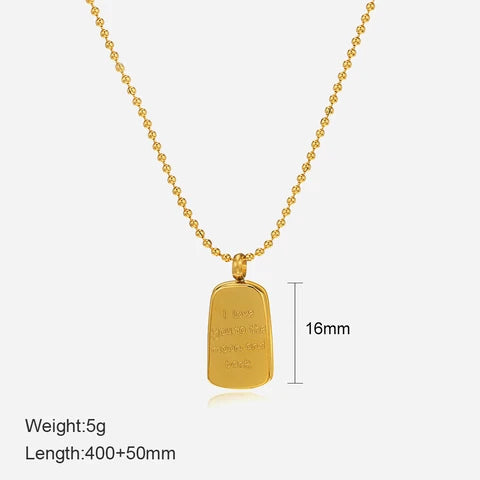 Love you to the Moon and back Necklace