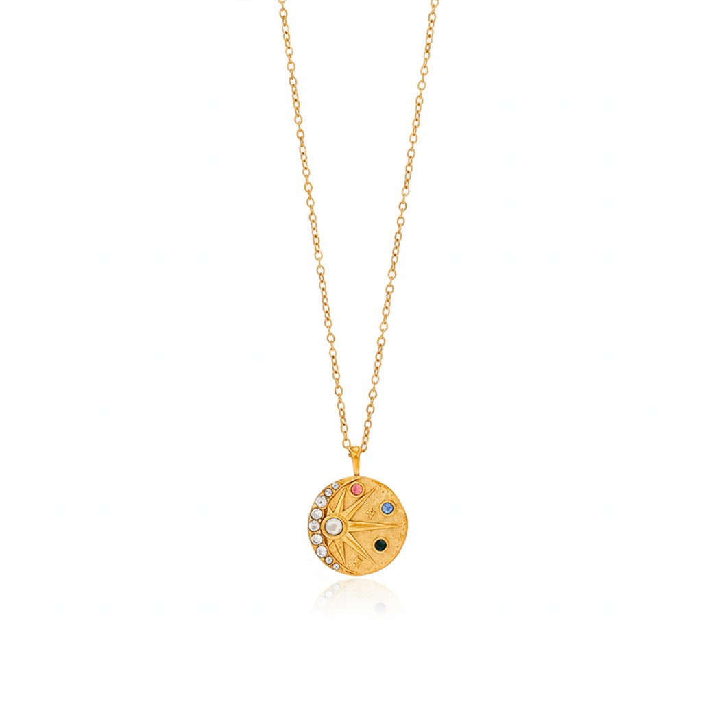 Retro Moon Necklace